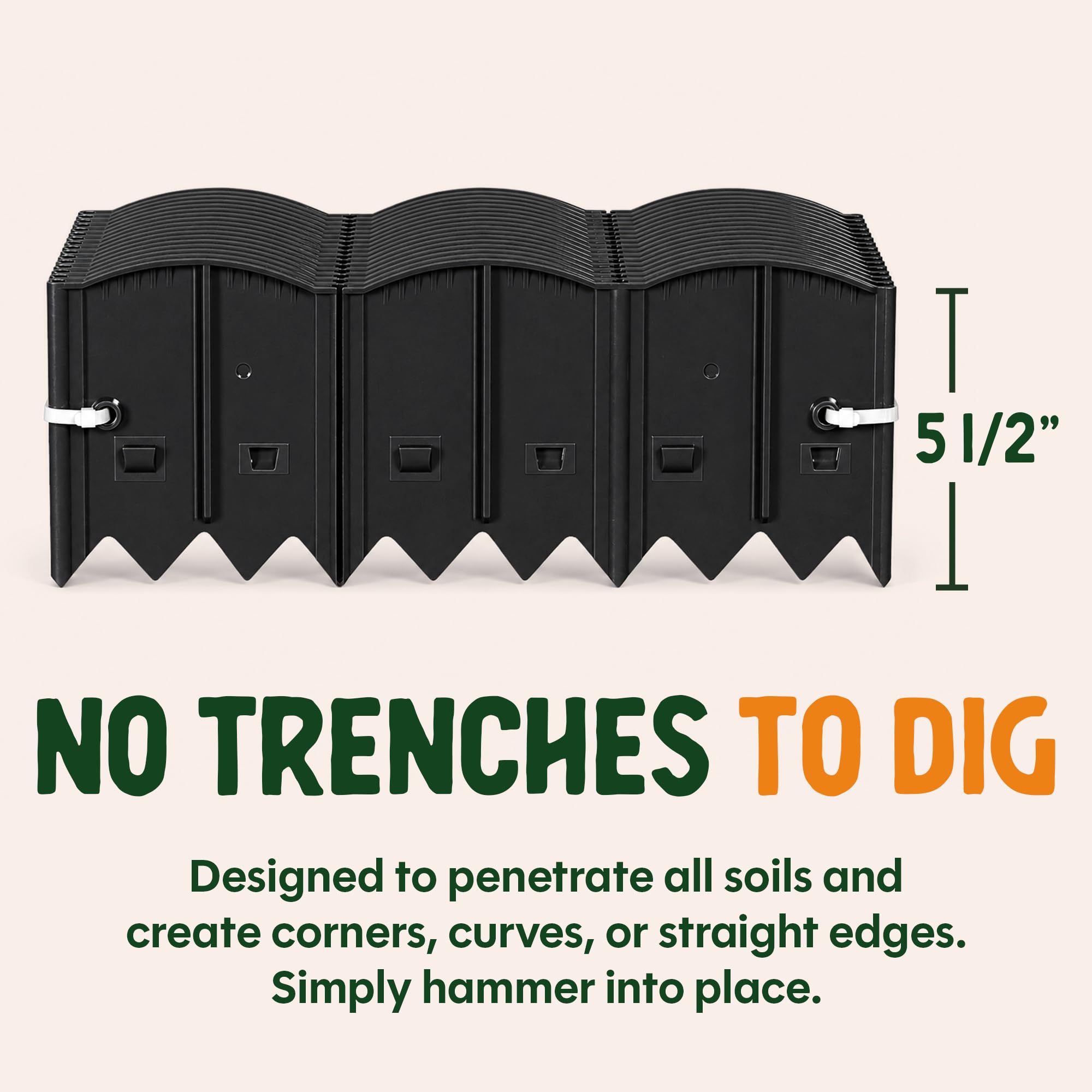 Close-up of Dalen HammerEdge Shark-Tooth design for easy installation
