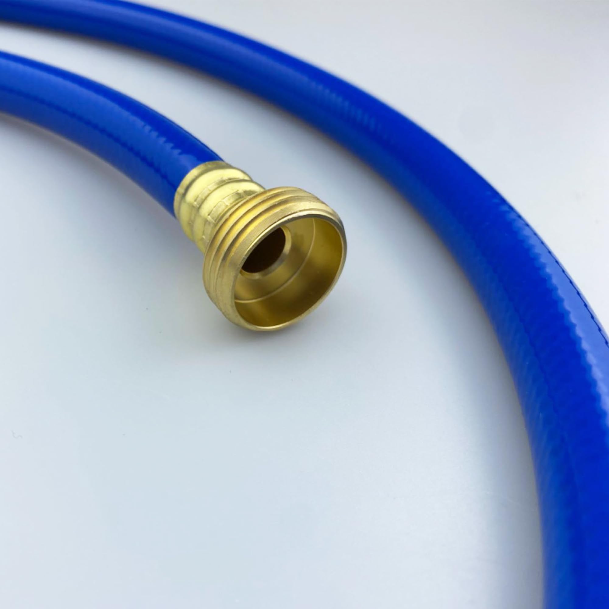 Close-up of Darnassus garden hose fittings and rubber washer