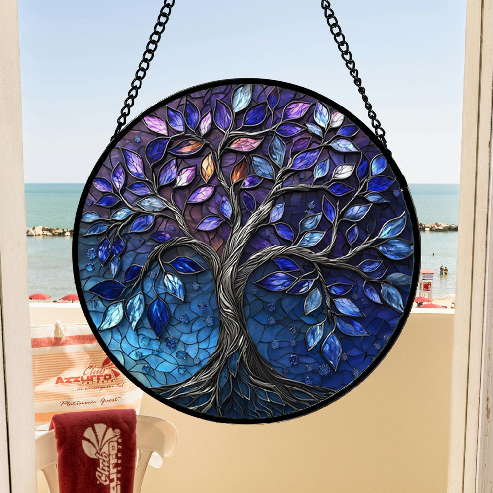 Close-up of DASTOLL Blue Purple Suncatcher details