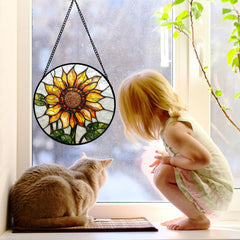 Close-up of DASTOLL Sunflower Suncatcher details