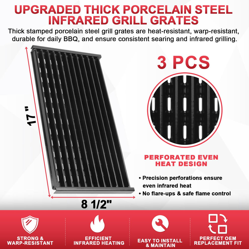 Close-up of DcYourHome grill grates surface