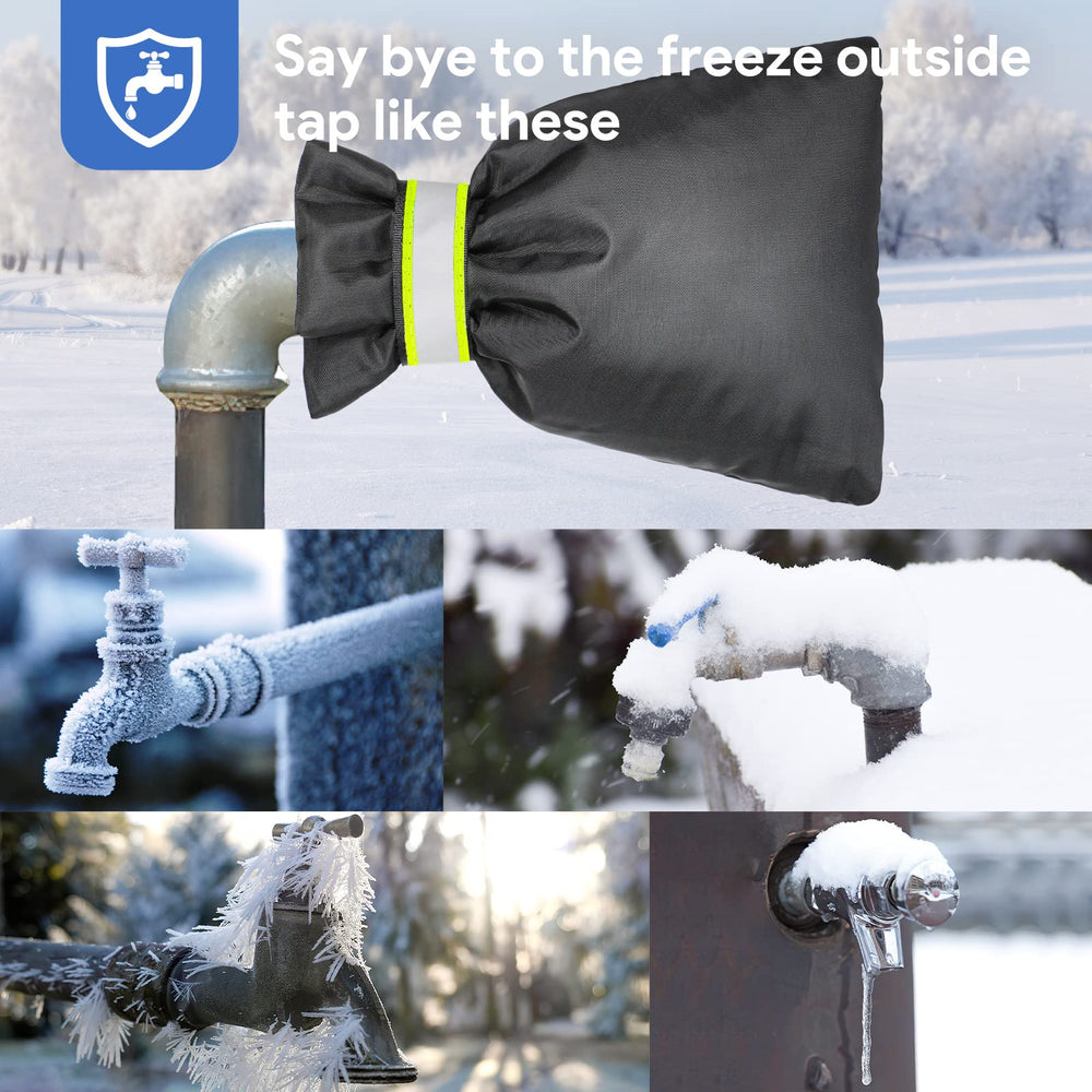 Close-up of DELUX faucet cover strap fastening