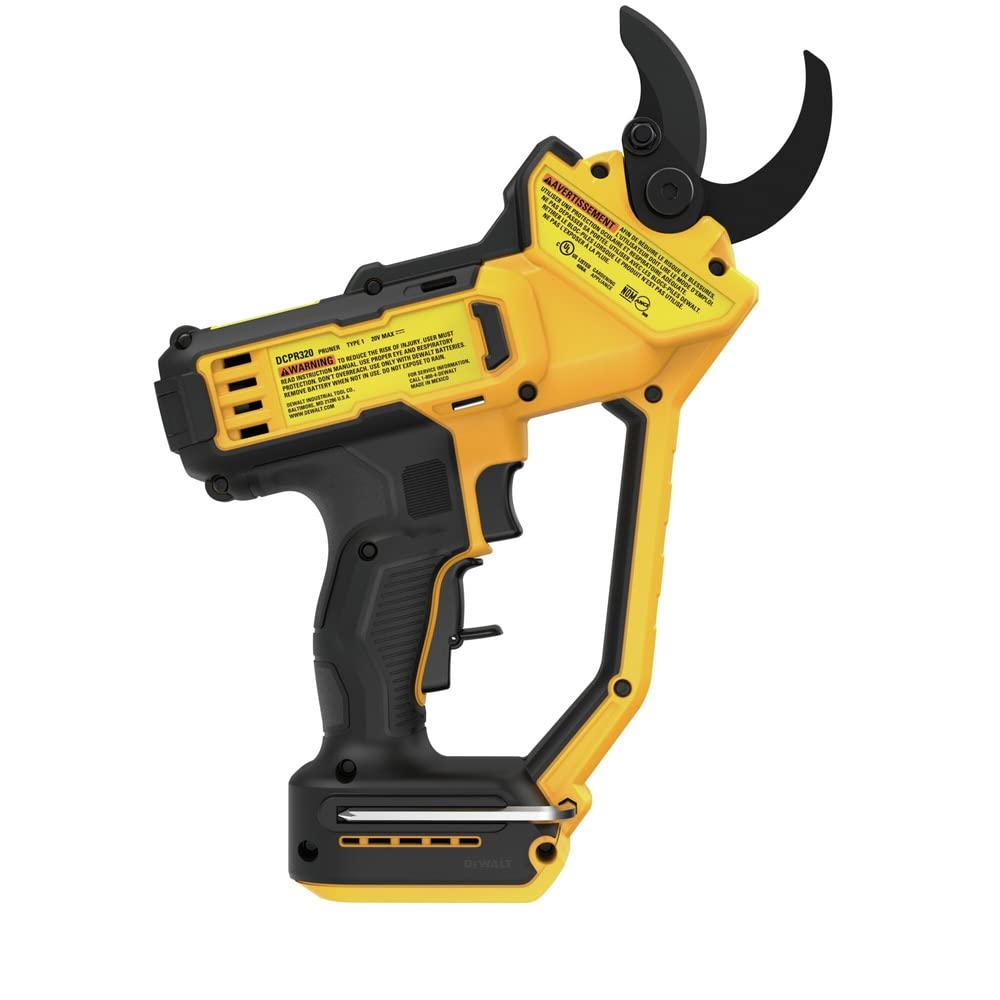 Close-up of DEWALT Pruning Shears non-stick coated blades
