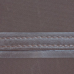 Close-up of Duck Covers waterproof fabric with taped seams