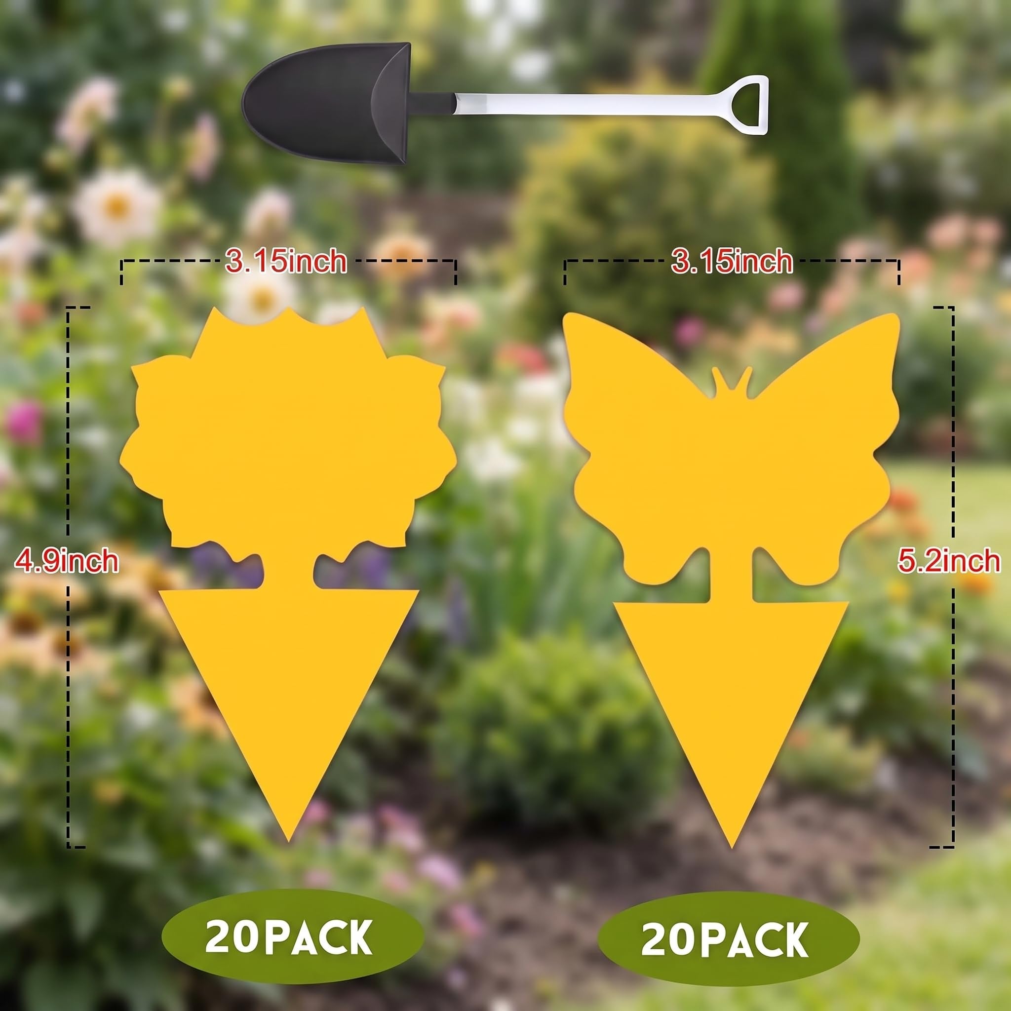 Close-up of Dwcom Trap yellow sticky trap adhesive