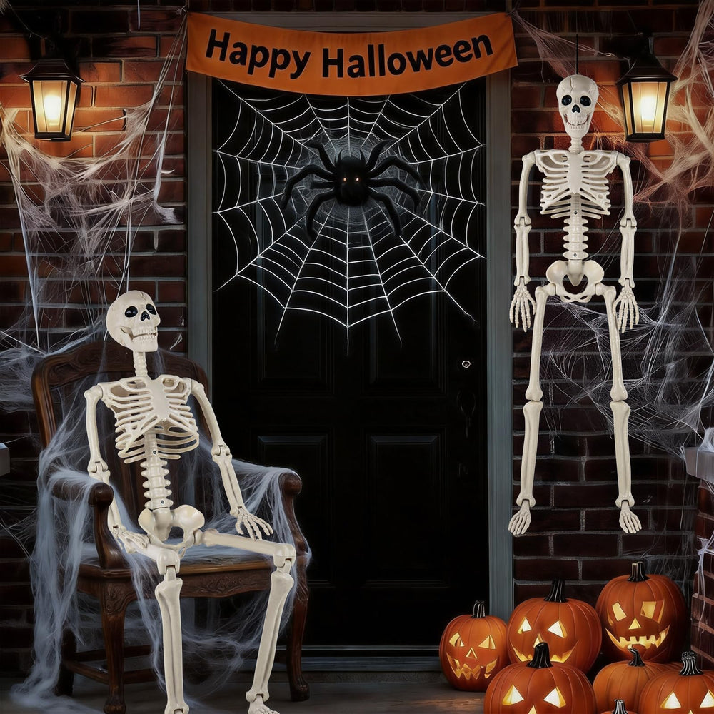 Close-up of DWTS skeleton's skull and eye sockets