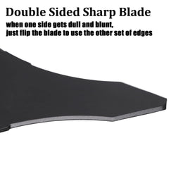 Close-up of Eapele brush cutter blade adapter attachment