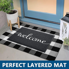 Close-up of EARTHALL Welcome Doormat texture and material