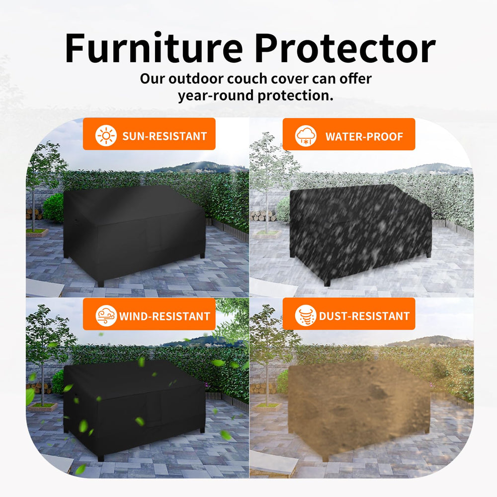 Close-up of Easy-Going Heavy Duty Outdoor Bench Cover texture