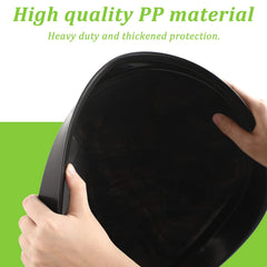 Close-up of Eccliy 20-inch plant saucer texture