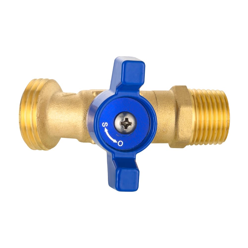 Close-up of EFIELD brass construction spigot