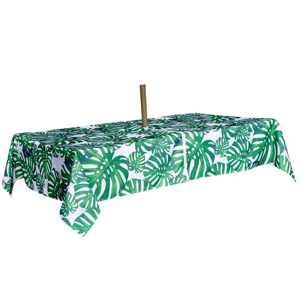 Close-up of EHouseHome tablecloth material, waterproof and soft
