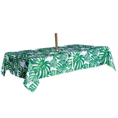 Close-up of EHouseHome tablecloth material, waterproof and soft