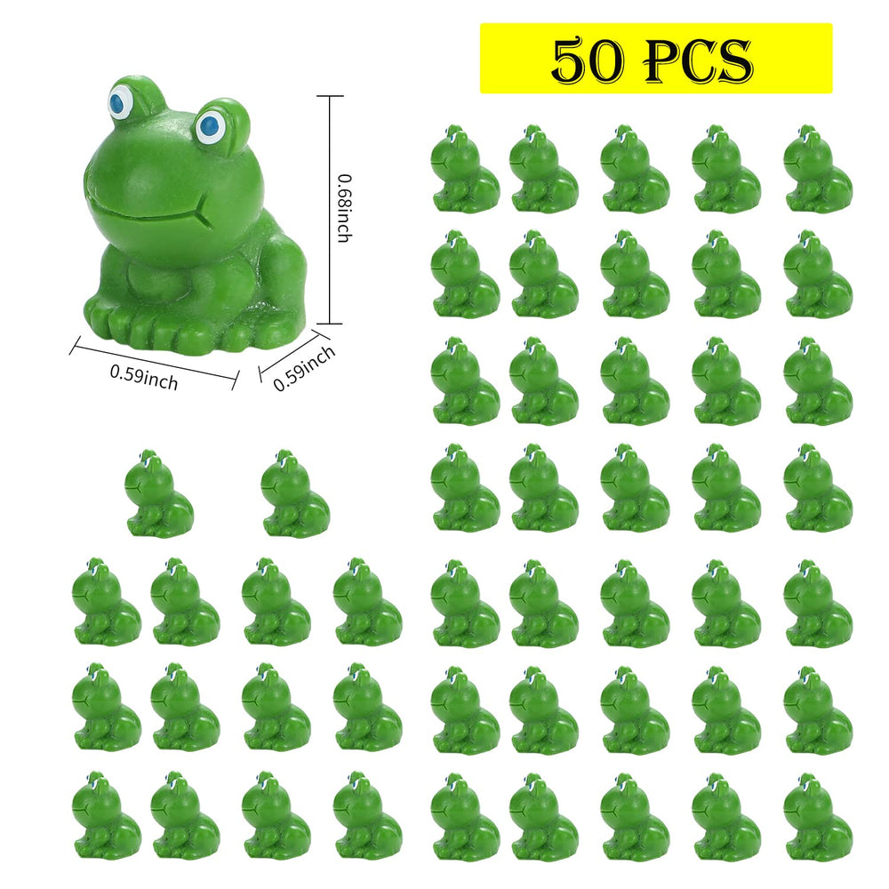 Close-up of EKisemio mini frog figurine
