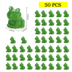 Close-up of EKisemio mini frog figurine