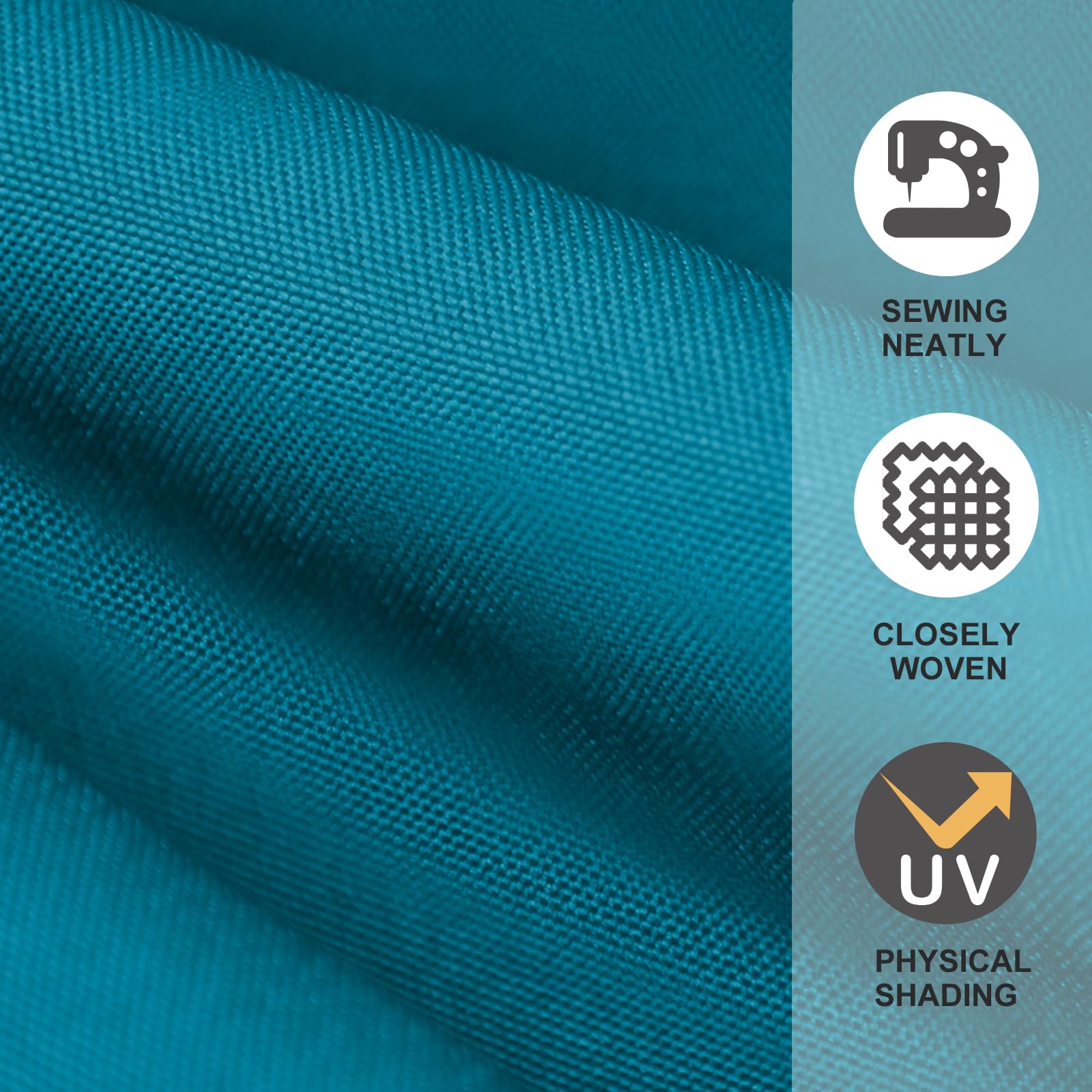 Close-up of EliteShade 9FT Canopy Cover with detailed stitching