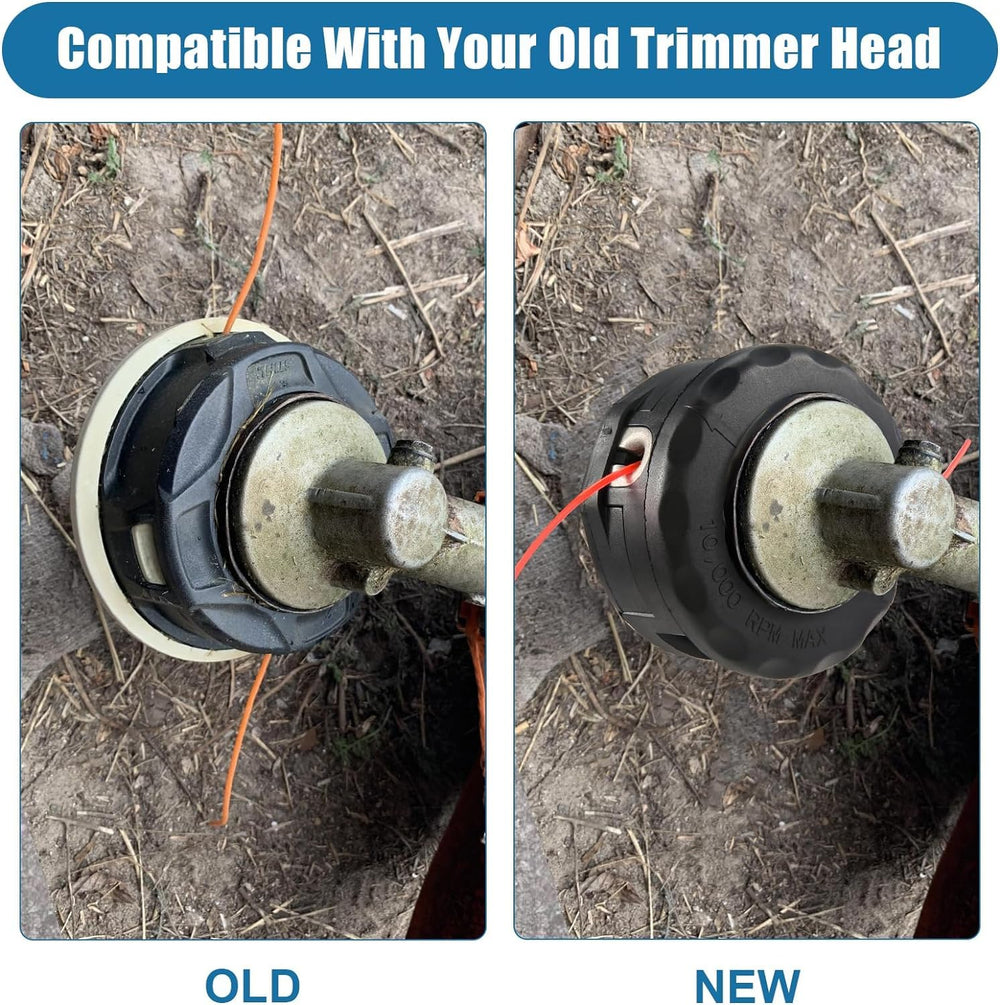 Close-up of Envanptaz trimmer head design