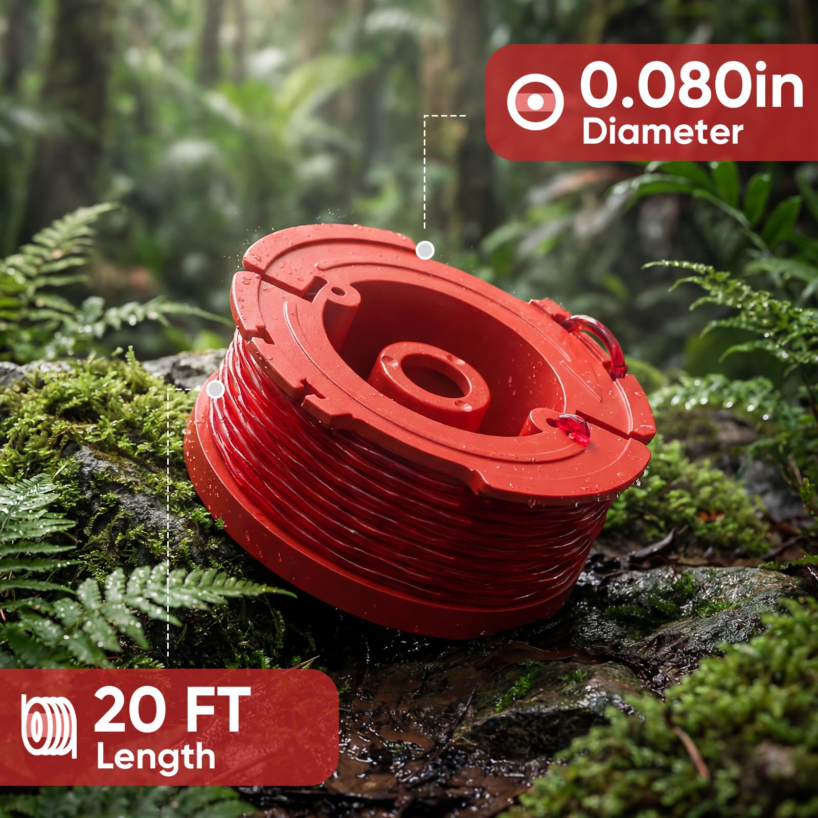 Close-up of Eventronic Weed Eater String spool cap