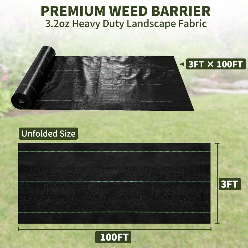 Close-up of EXTRAEASY weed barrier fabric texture