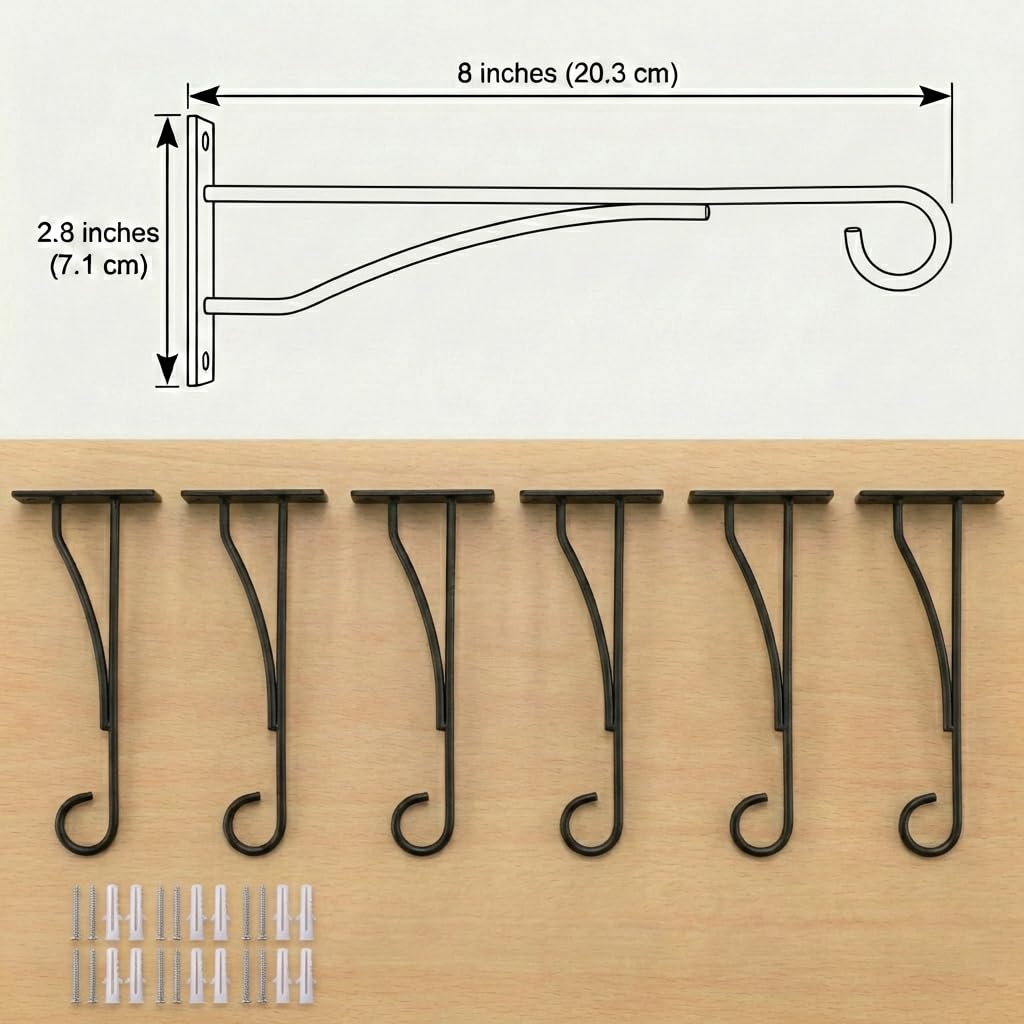 Close-up of Eyrosa 8 inch plant hanger