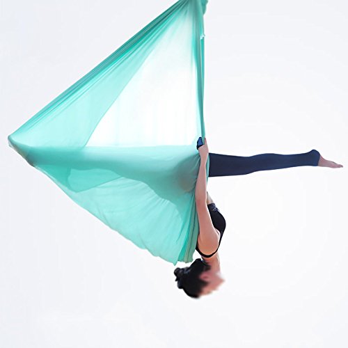 Close-up of F.Life Aerial Yoga Hammock fabric texture