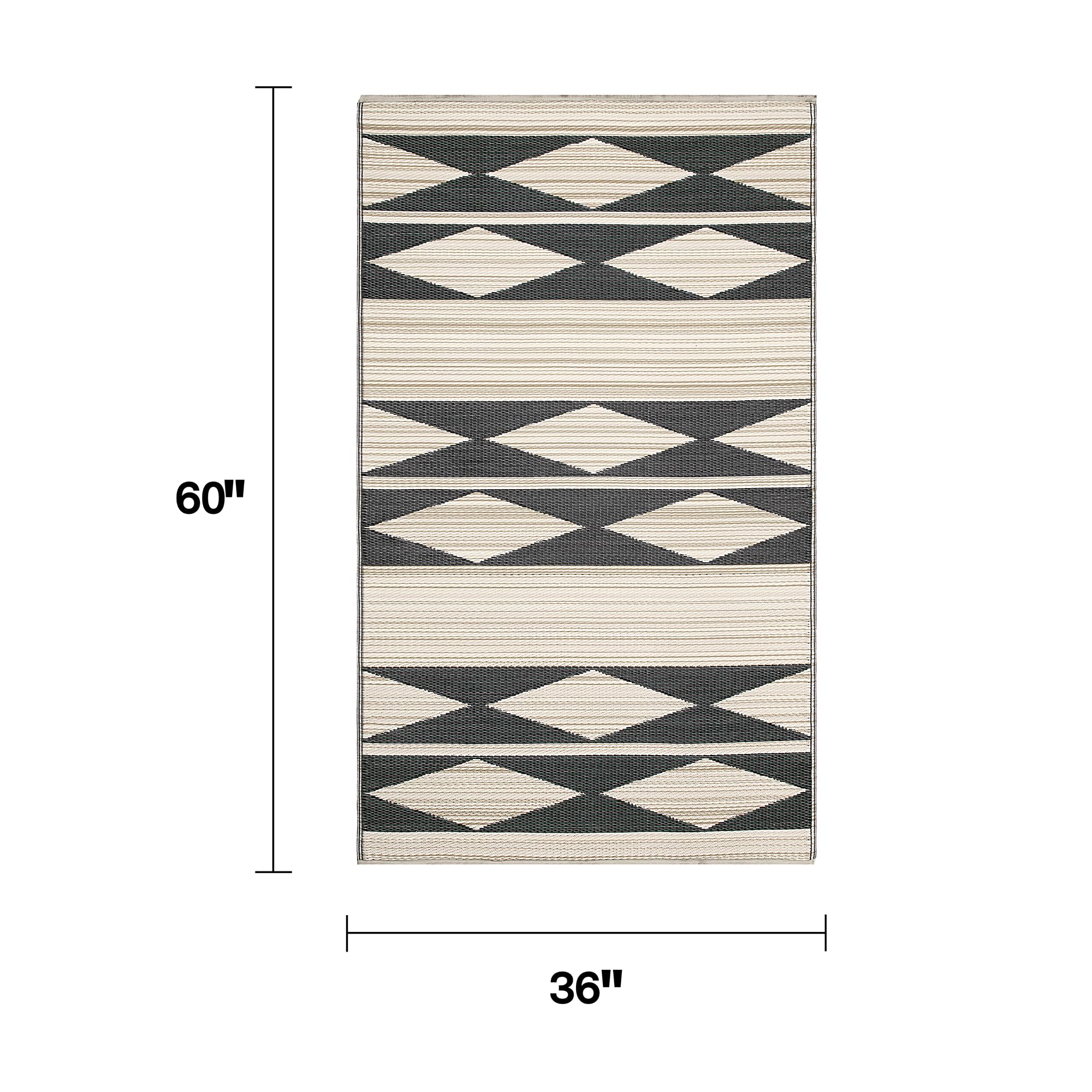 Close-up of FAB HAB Outdoor Rug texture and pattern