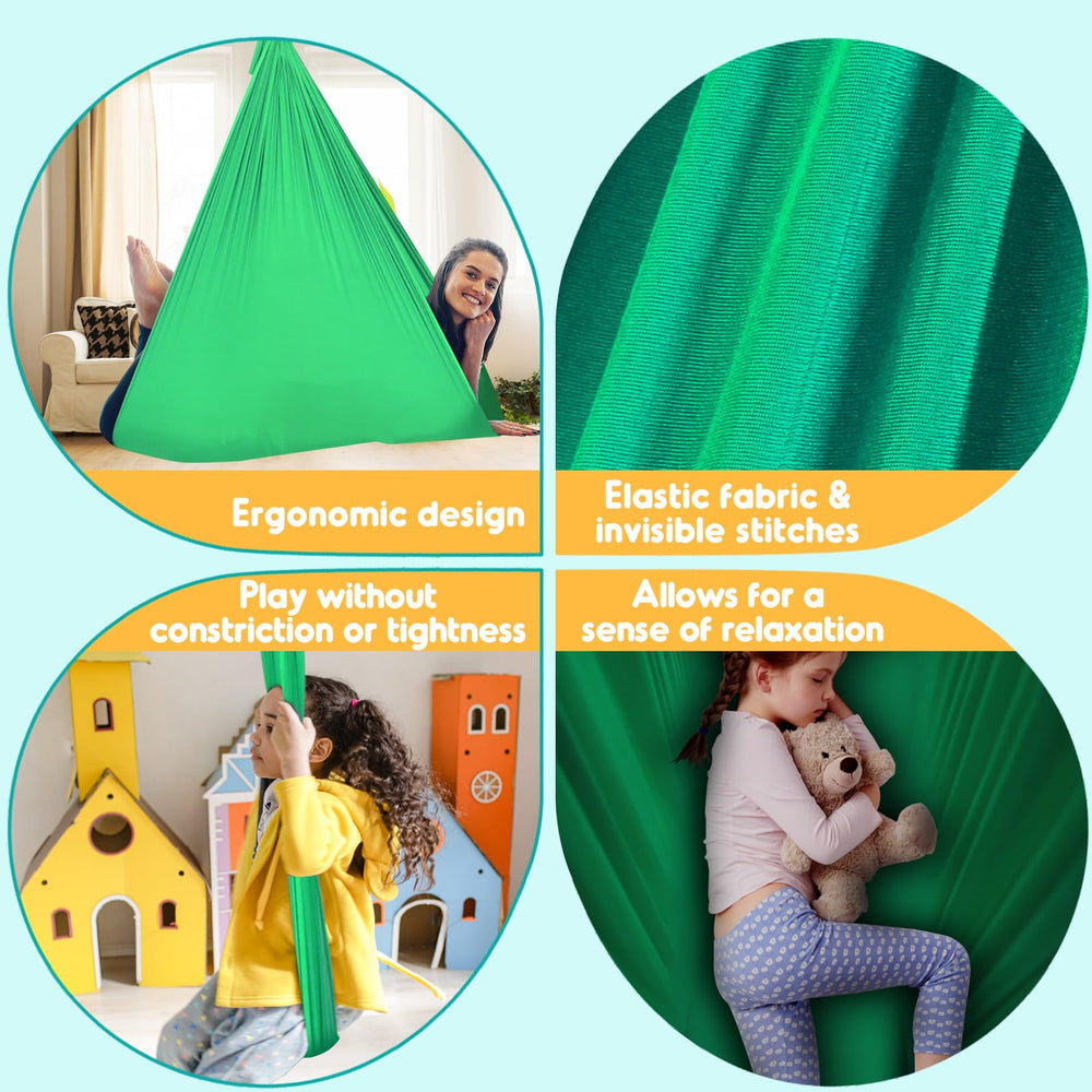 Close-up of fabric texture on the Chihee Sensory Swing