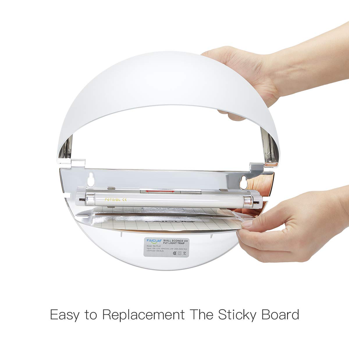 Close-up of Faicuk Fly Light Trap design