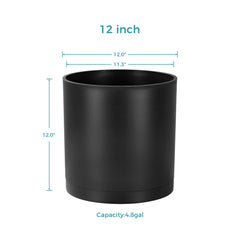 Close-up of FaithLand 12-Inch planter drainage holes