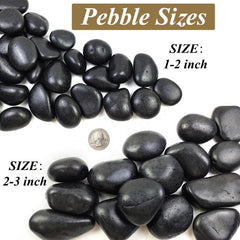 Close-up of FANTIAN Black River Rocks showing unique shapes