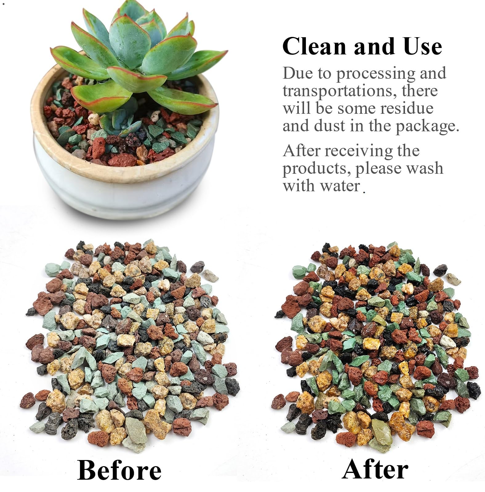 Close-up of FANTIAN Succulent Cactus Soil granules