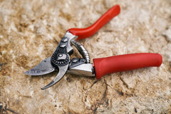 Close-up of FELCO F 15 carbon steel blades