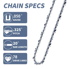 Close-up of Fifchall chainsaw chain sharp cutters