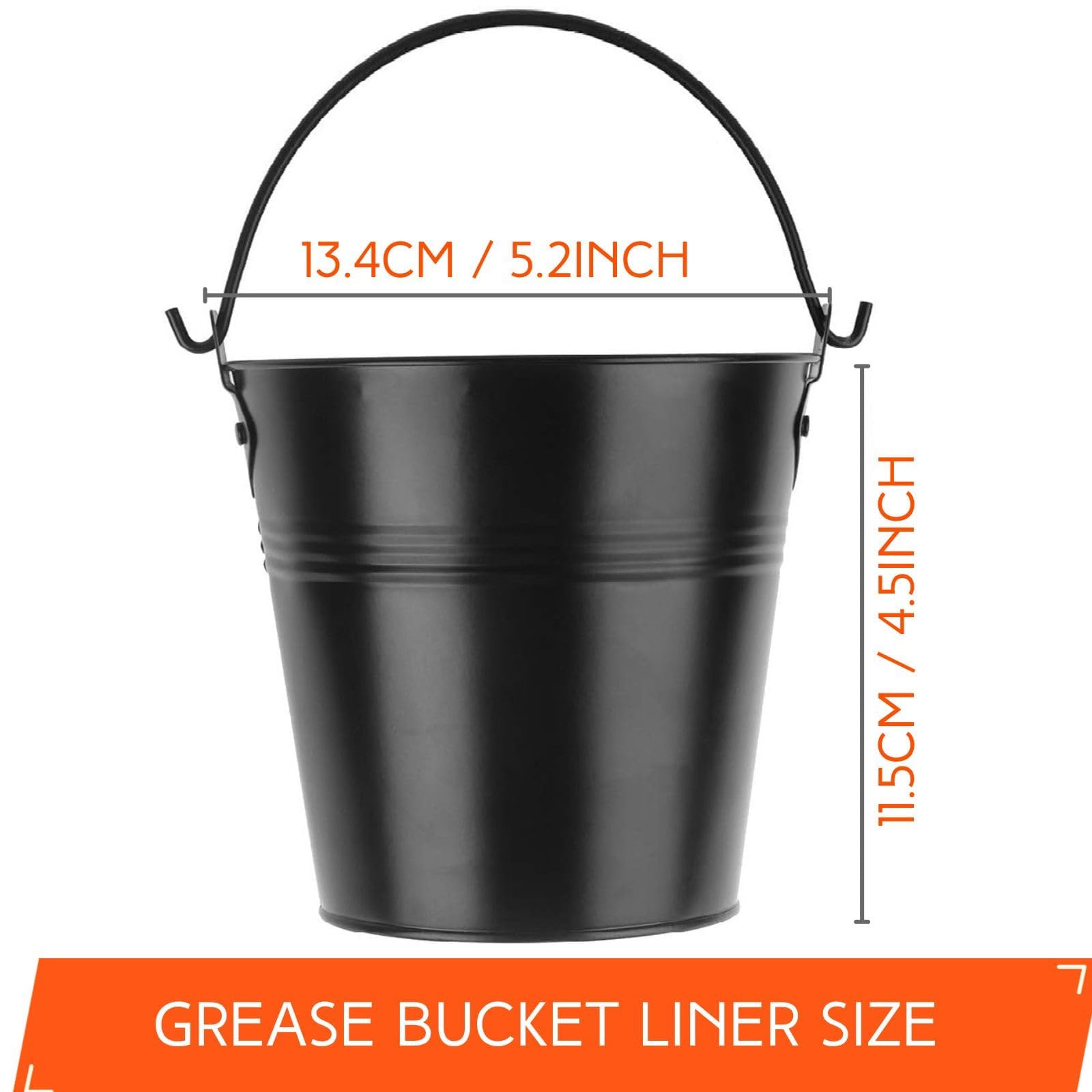 Close-up of Findful grease liner installed in a Traeger grill