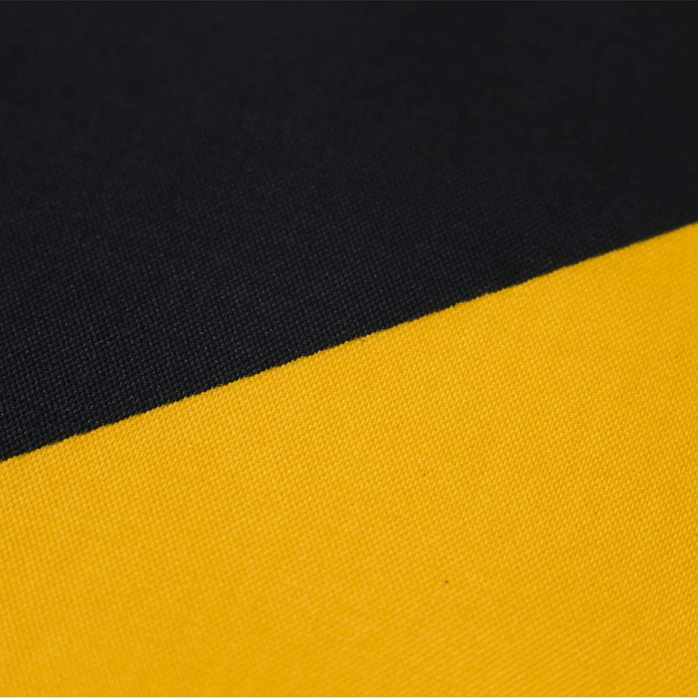 Close-up of FLAGLINK Progress Pride Flag stitching