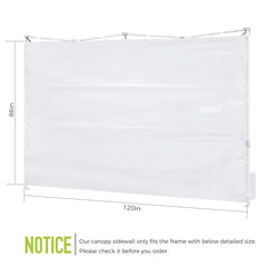 Close-up of FLAGLY canopy sidewall Velcro attachment