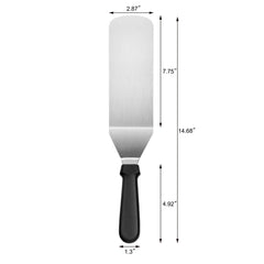 Close-up of Flexible Stainless Steel Blade on Grill Turner