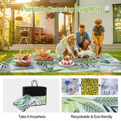 Close-up of floral design on Lahome outdoor rug