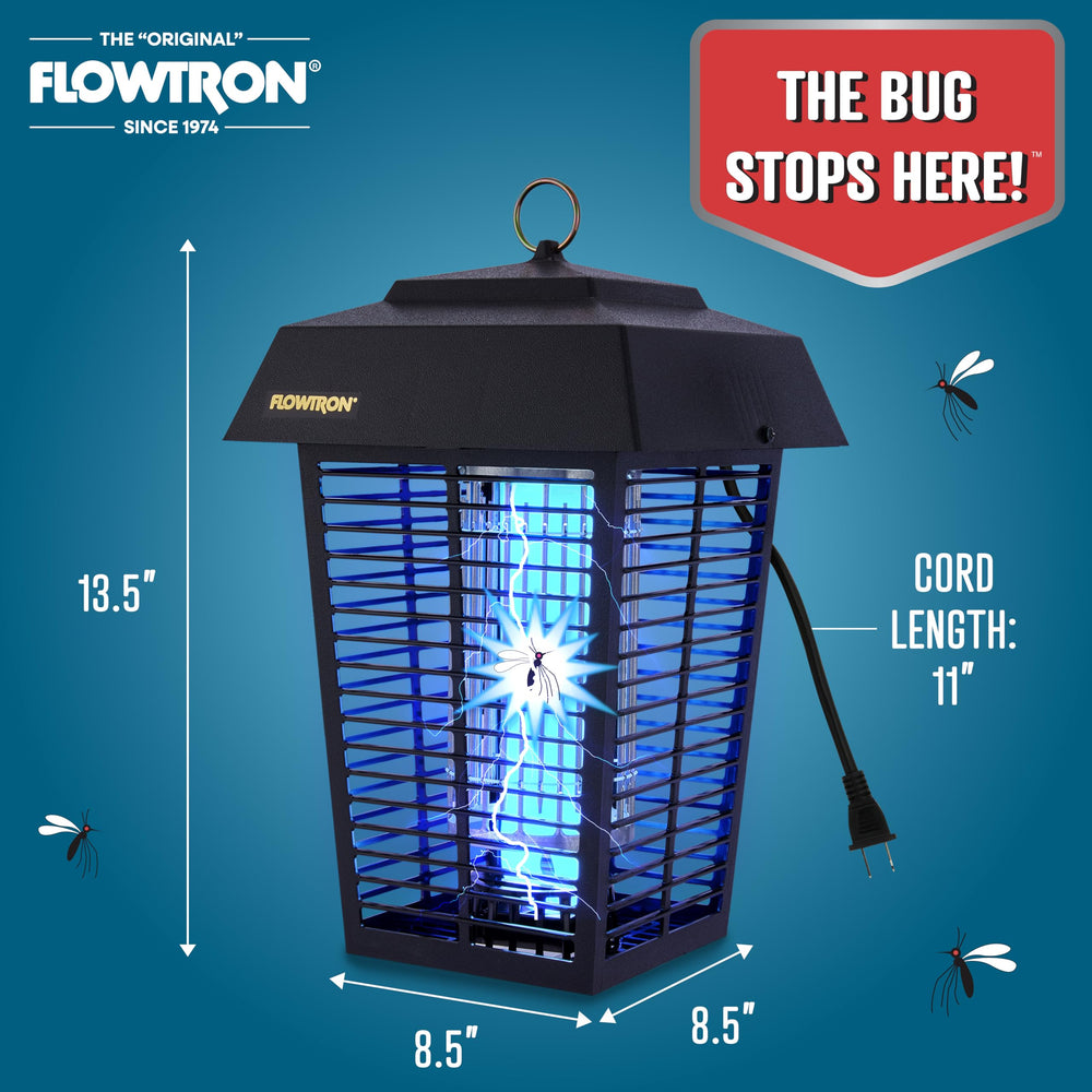 Close-up of Flowtron Electric Bug Zapper kill grid