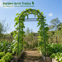 Close-up of FOLLOOK Garden Arch Trellis structure
