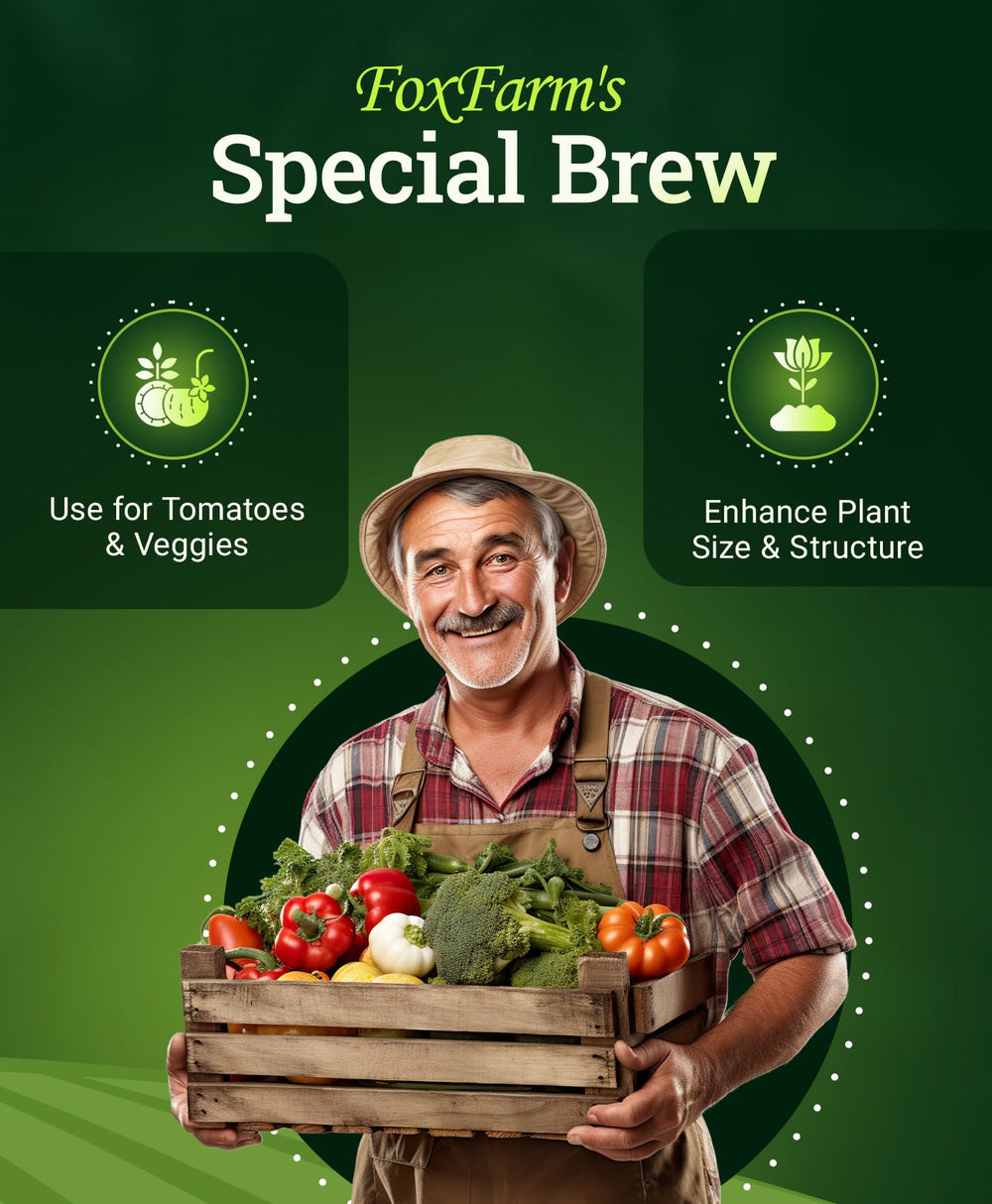 Close-up of FoxFarm Grow Big Hydroponic Plant Food label
