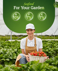 Close-up of FoxFarm Marine Cuisine Fertilizer powder