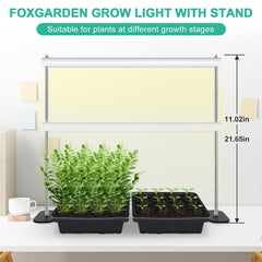Close-up of FOXGARDEN Grow Light showing LED beads
