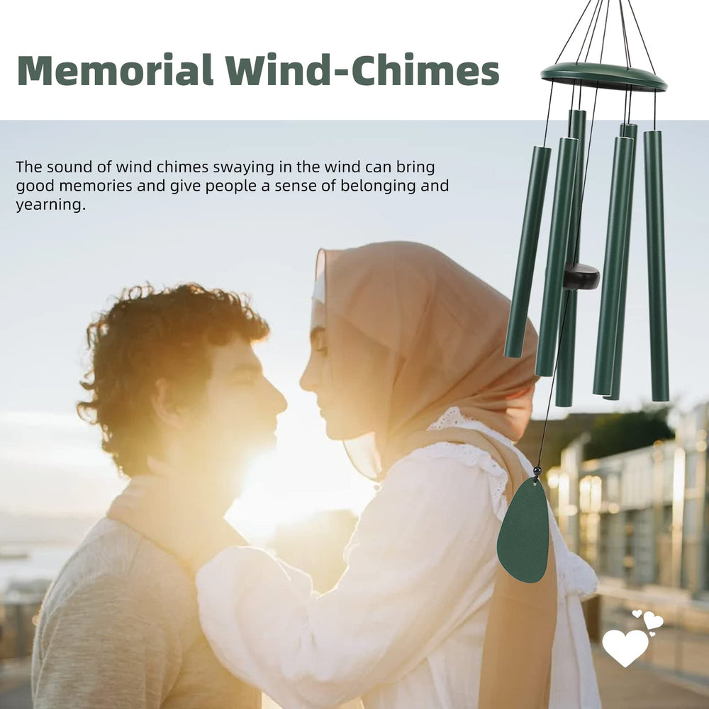 Close-up of FSVGYY wind chime tubes showing their quality