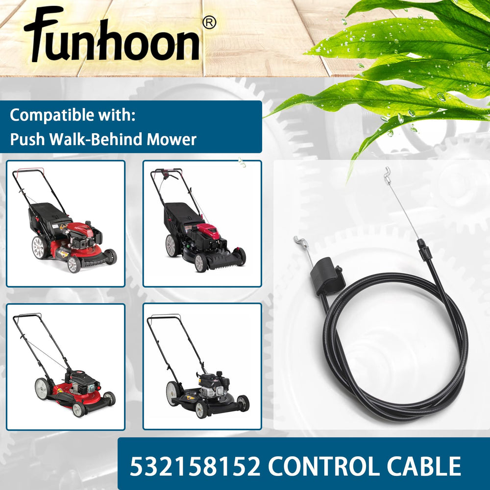 Close-up of Funhoon Control Cable length