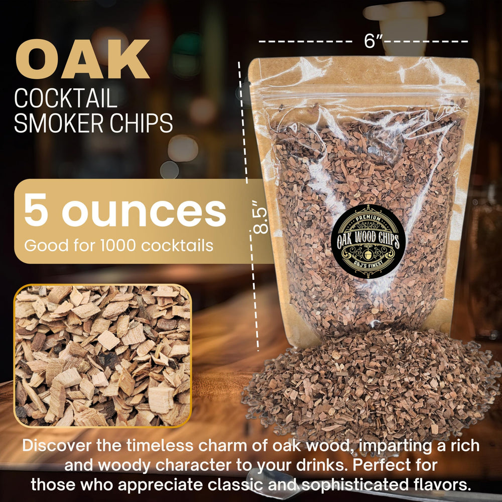 Close-up of G & J's Finest Oak Wood Chips
