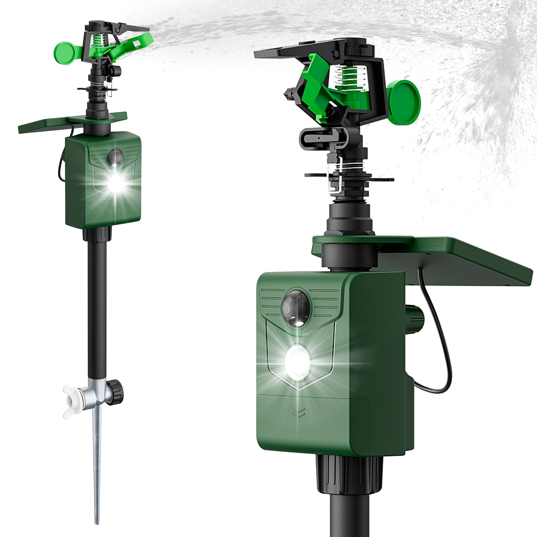 Close-up of G-Jyuncyou animal repeller showing adjustable nozzle