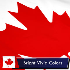 Close-up of G128 Canada Flag stitching detail