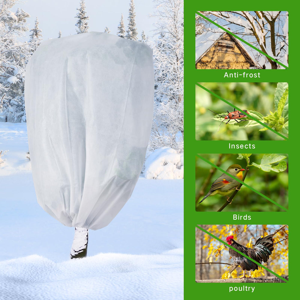 Close-up of Garutom plant cover fabric material