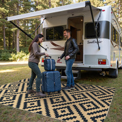 Close-up of GENIMO Outdoor Rug texture and pattern